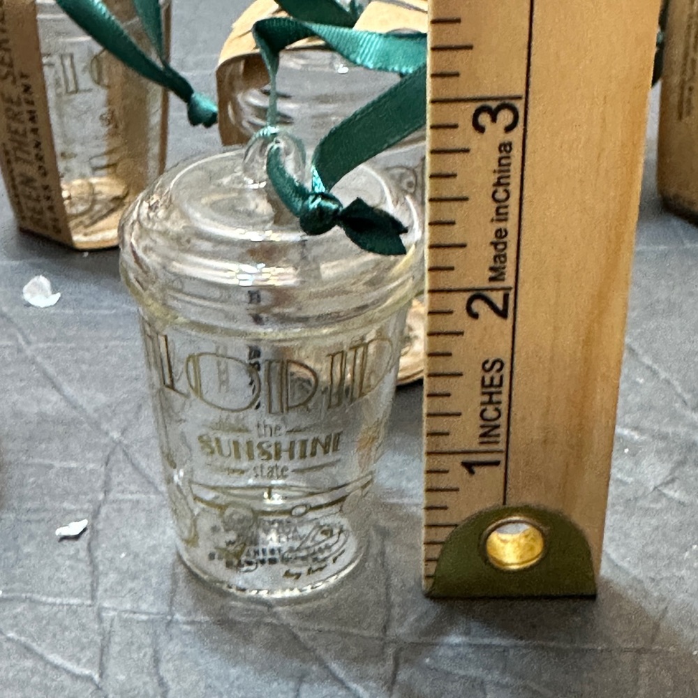 Starbucks 2022 Christmas Ornament Been There Series FLORIDA glass - Picture 10 of 11